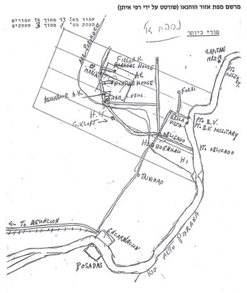 El croquis de la casa