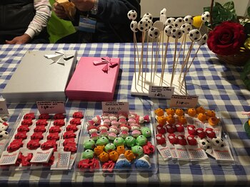 También un puesto de souvenirs