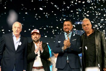 Amigos, Cuggini brindó un pequeño