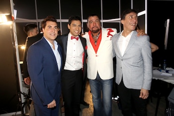 Fabio Cuggini junto a Sebastián