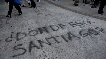 Pintadas de los manifestantes en las calles de la Ciudad de Buenos Aires