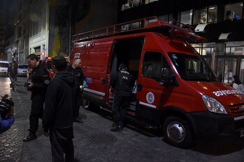 Personal de Bomberos intervino para apagar el incendio