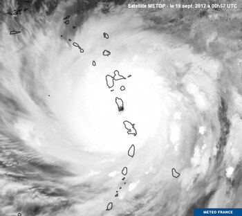El ojo del ciclón sobre