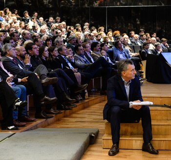 El presidente Mauricio Macri escuchó