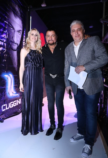 La modelo-conductora Julieta Prandi y