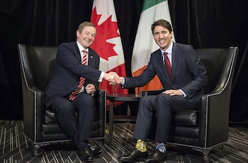Justin Trudeau con el primer