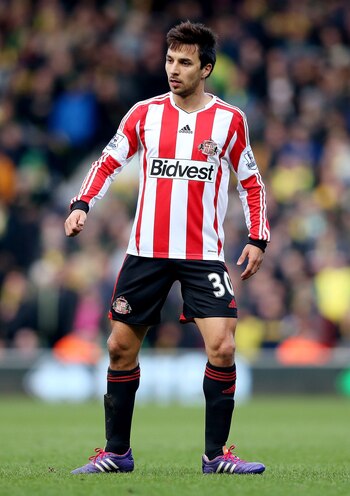 Scocco era jugador del Sunderland
