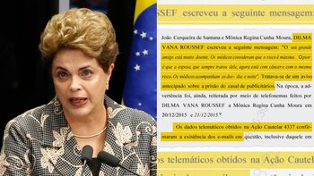 Dilma Rousseff y uno de