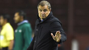 Aguirre ayer en cancha de