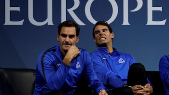 Roger Federer y Rafael Nadal,