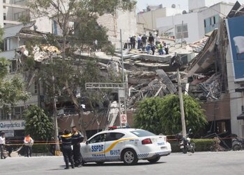 Colapso del edificio Obregón.