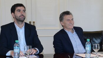 El presidente Mauricio Macri junto
