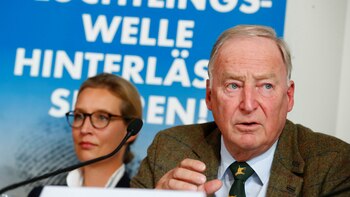 Alice Weidel y Alexander Gauland,