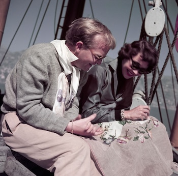 Truman Capote y Jennifer Jones