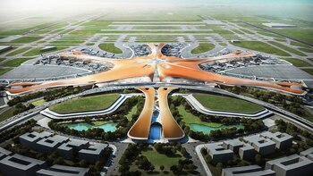 El aeropuerto de Daxing, Beijing,