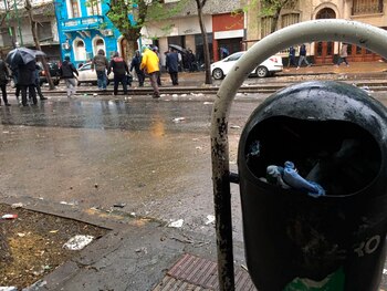 Las bombas molotov, descartadas en