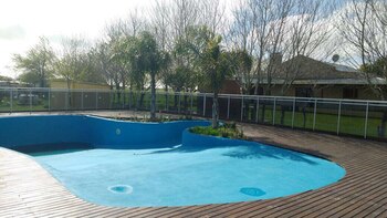 La pileta vacía en una