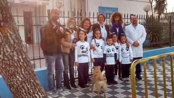 Los niños de “Huellas” fueron