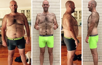 Así cambió su físico después