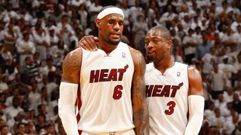 LeBron Jame y Dwyane Wade