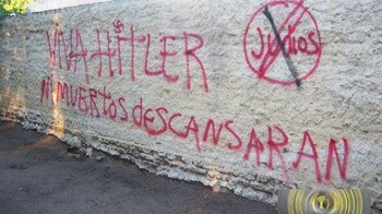 Una vandalización antisemita registrada en