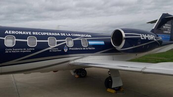 Uno de los aviones de