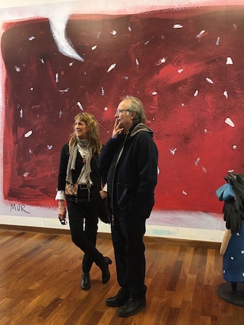 Serrat en la muestra “Monstriña”