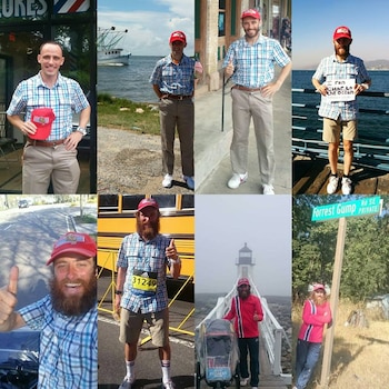 Pope en su travesía (Facebook/Run