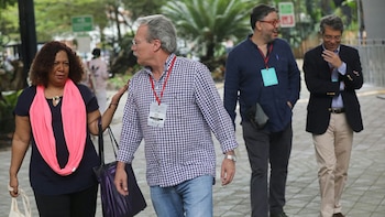 Boris Muñoz se dirige al