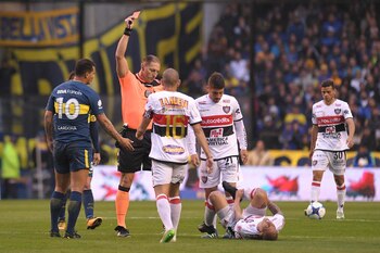 El jugador de Boca Edwin