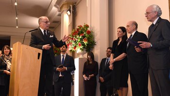 Jorge Faurie y Daniel Raimondi