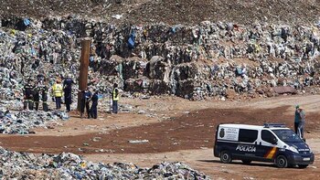 La policía cotejó restos hallados