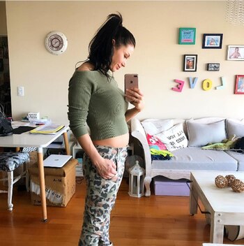 La bailarina espera a su