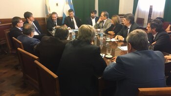 La reunión del último martes