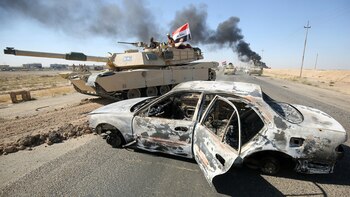 Un tanque iraquí M1 Abrams,