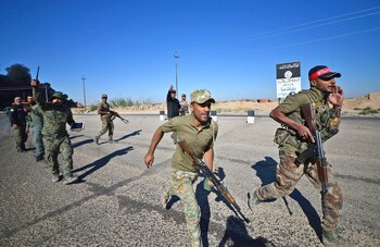 Miembros de las milicias paramilitares