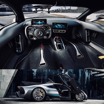 El interior del Mercedes AMG