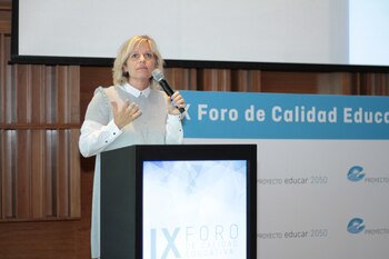 La funcionaria Mercedes Miguel abrió