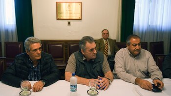 El triunvirato de la CGT,