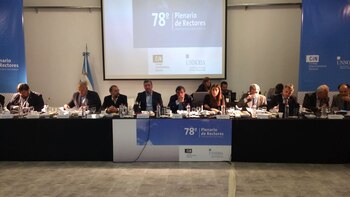 El 78° plenario de rectores