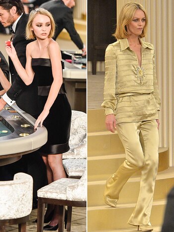 Lily-Rose Depp y Vanessa Paradis