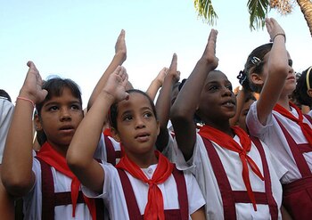 Cada mañana en la escuela,