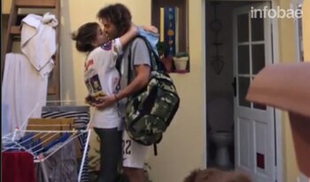 El divertido video de Natalie Pérez y su novio
