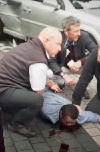 Así arrestaban al conductor de