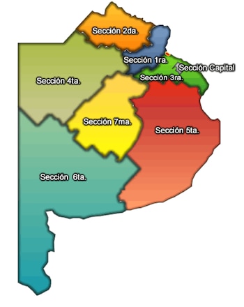 La división de la provincia