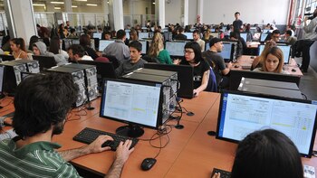 Un simulacro del escrutinio provisorio,