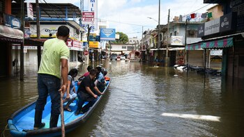Inundaciones en México tras el
