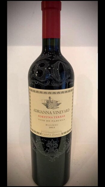 La botella de malbec que