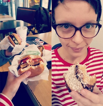 Noora Mariam, activista vegana, quedó