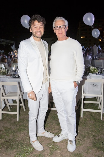 Eduardo Constantini y Wally Diamante